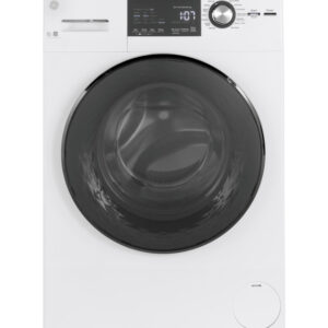 ge 24" 2.4 cu. ft. energy star front load washer with steam