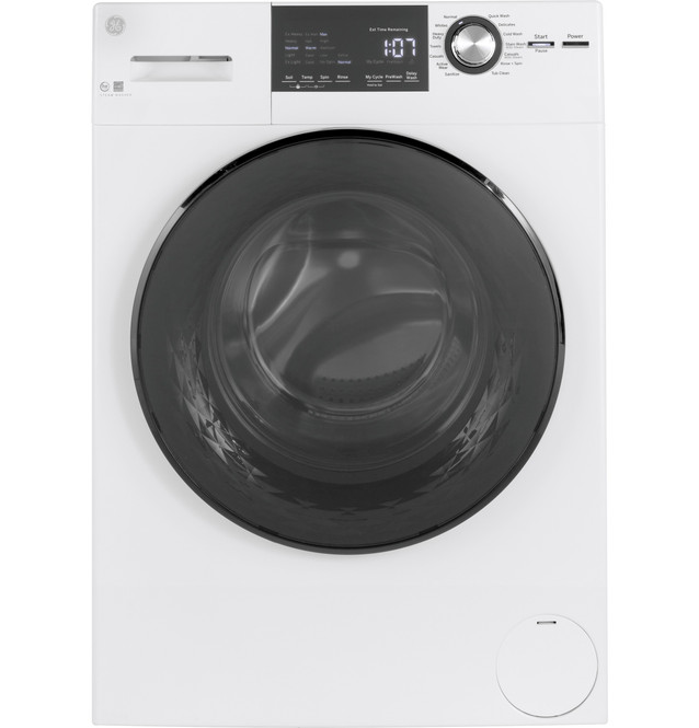 ge 24" 2.4 cu. ft. energy star front load washer with steam ge 24" 2.4 cu. ft. energy star front load washer with steam