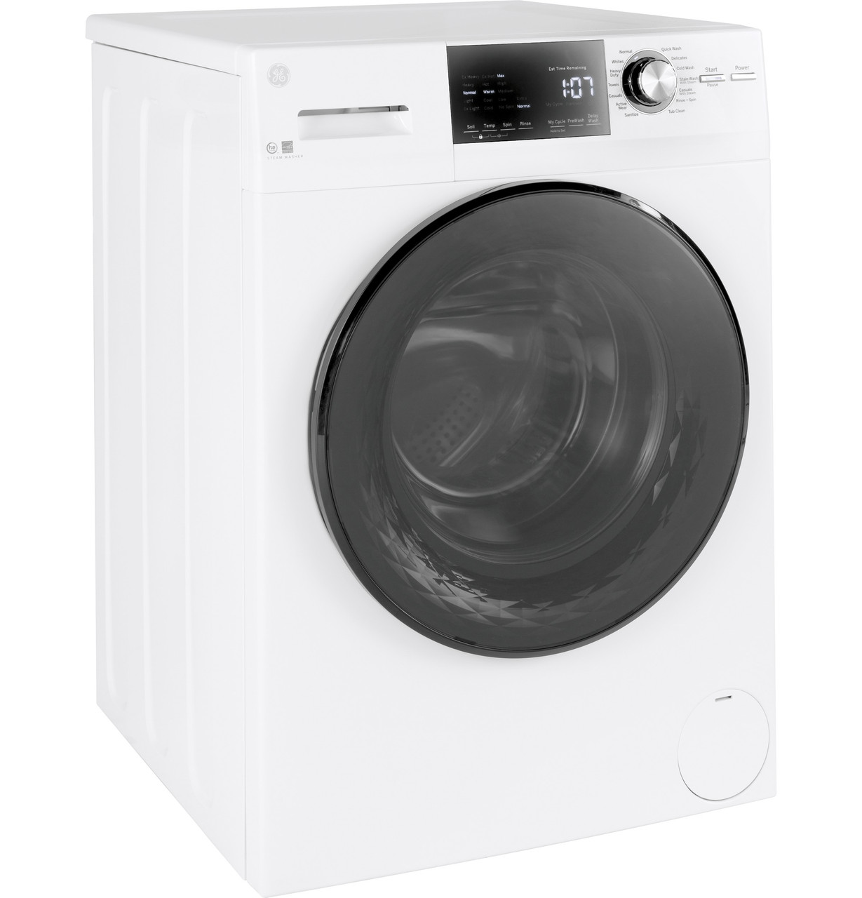 ge 24" 2.4 cu. ft. energy star front load washer with steam ge 24" 2.4 cu. ft. energy star front load washer with steam