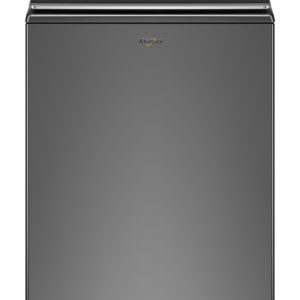 whirlpool smart capable w/load and go 5.3 cu ft high efficiency impeller and agitator smart top load washer (chrome shadow) energy star