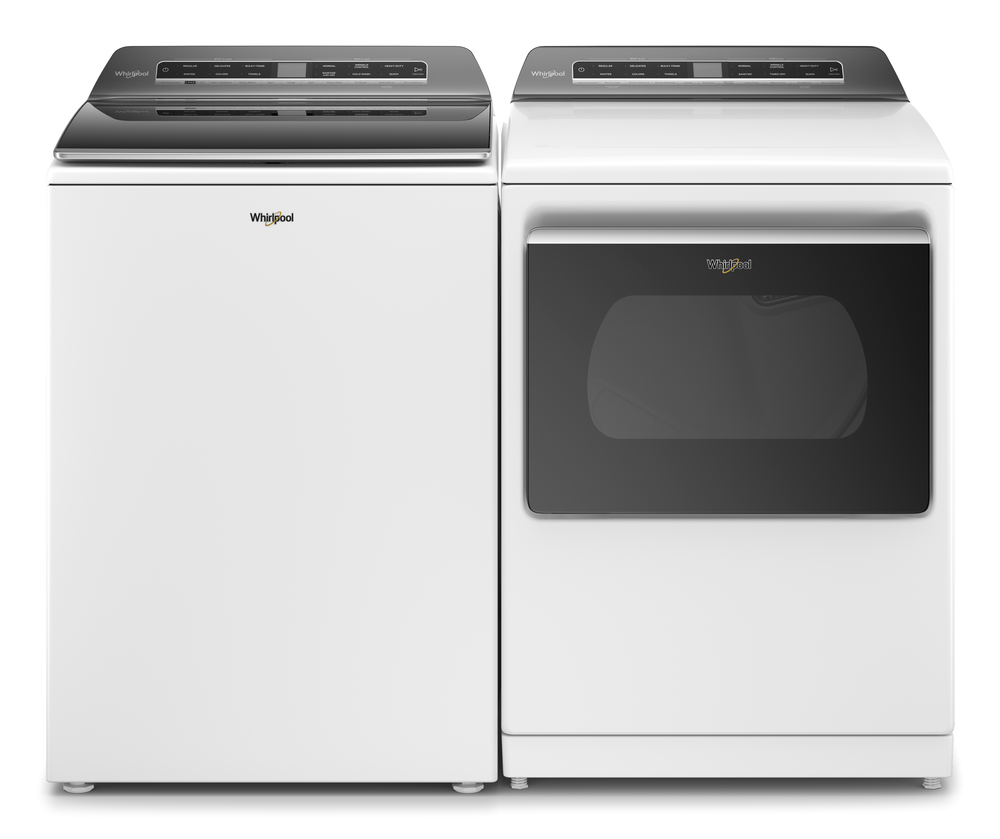 whirlpool smart capable w/load and go 5.3 cu ft high efficiency impeller and agitator smart top load washer (white) energy star whirlpool smart capable w/load and go 5.3 cu ft high efficiency impeller and agitator smart top load washer (white) energy star