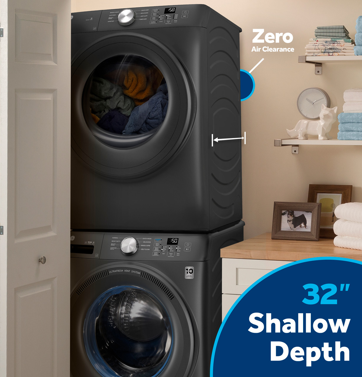 ge® energy star® 7.8 cu. ft. capacity smart front load gas dryer ge® energy star® 7.8 cu. ft. capacity smart front load gas dryer