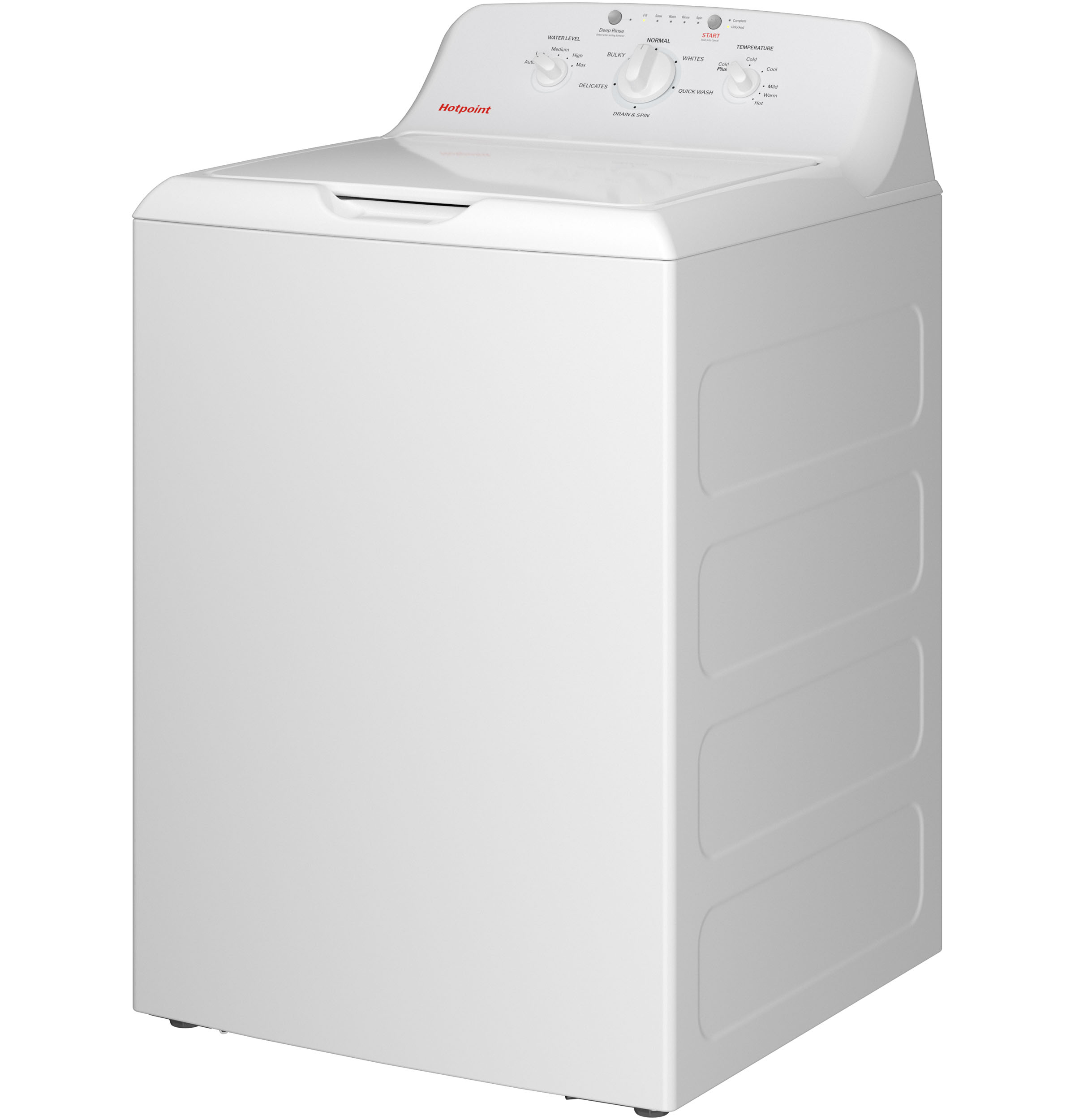 hotpoint 4.0 cu. ft. capacity washer with stainless steel basket,cold plus and water level control hotpoint 4.0 cu. ft. capacity washer with stainless steel basket,cold plus and water level control