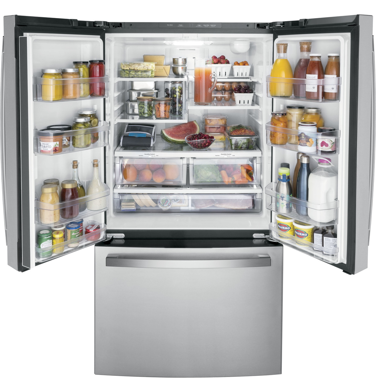 ge® energy star® 21.9 cu. ft. fingerprint resistant counter depth french door refrigerator ge® energy star® 21.9 cu. ft. fingerprint resistant counter depth french door refrigerator