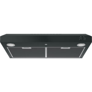 ge® 30" energy star certified under the cabinet hood