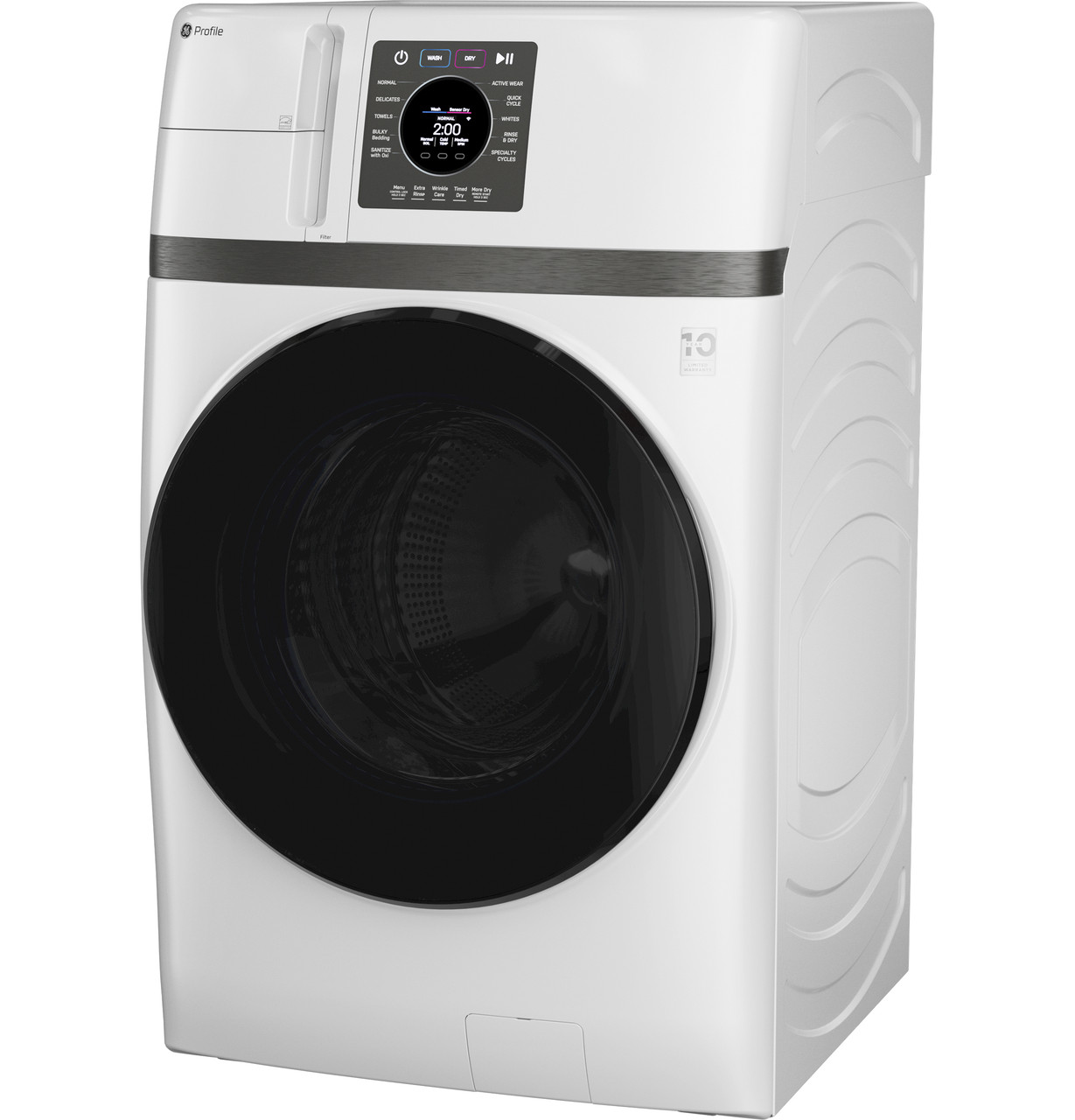 ge profile™ energy star® 4.6 cu. ft. capacity ultrafast combo with ventless inverter heat pump technology washerdryer ge profile™ energy star® 4.6 cu. ft. capacity ultrafast combo with ventless inverter heat pump technology washerdryer