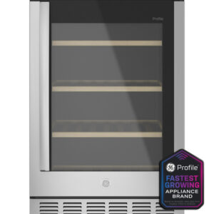 ge profile™ 155 can or 52 bottle beverage center
