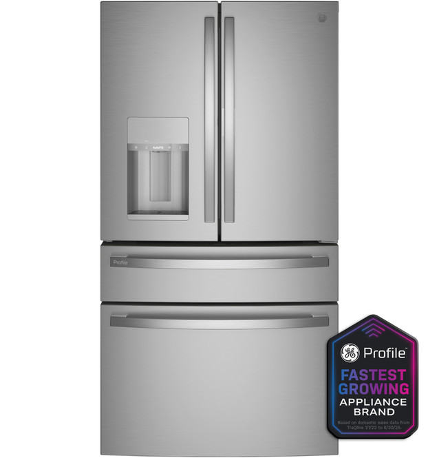 ge profile™ 22.4 cu. ft. smart counter depth fingerprint resistant 4 door french door refrigerator with door in door ge profile™ 22.4 cu. ft. smart counter depth fingerprint resistant 4 door french door refrigerator with door in door