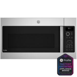 ge profile™ 2.1 cu. ft. over the range sensor microwave oven