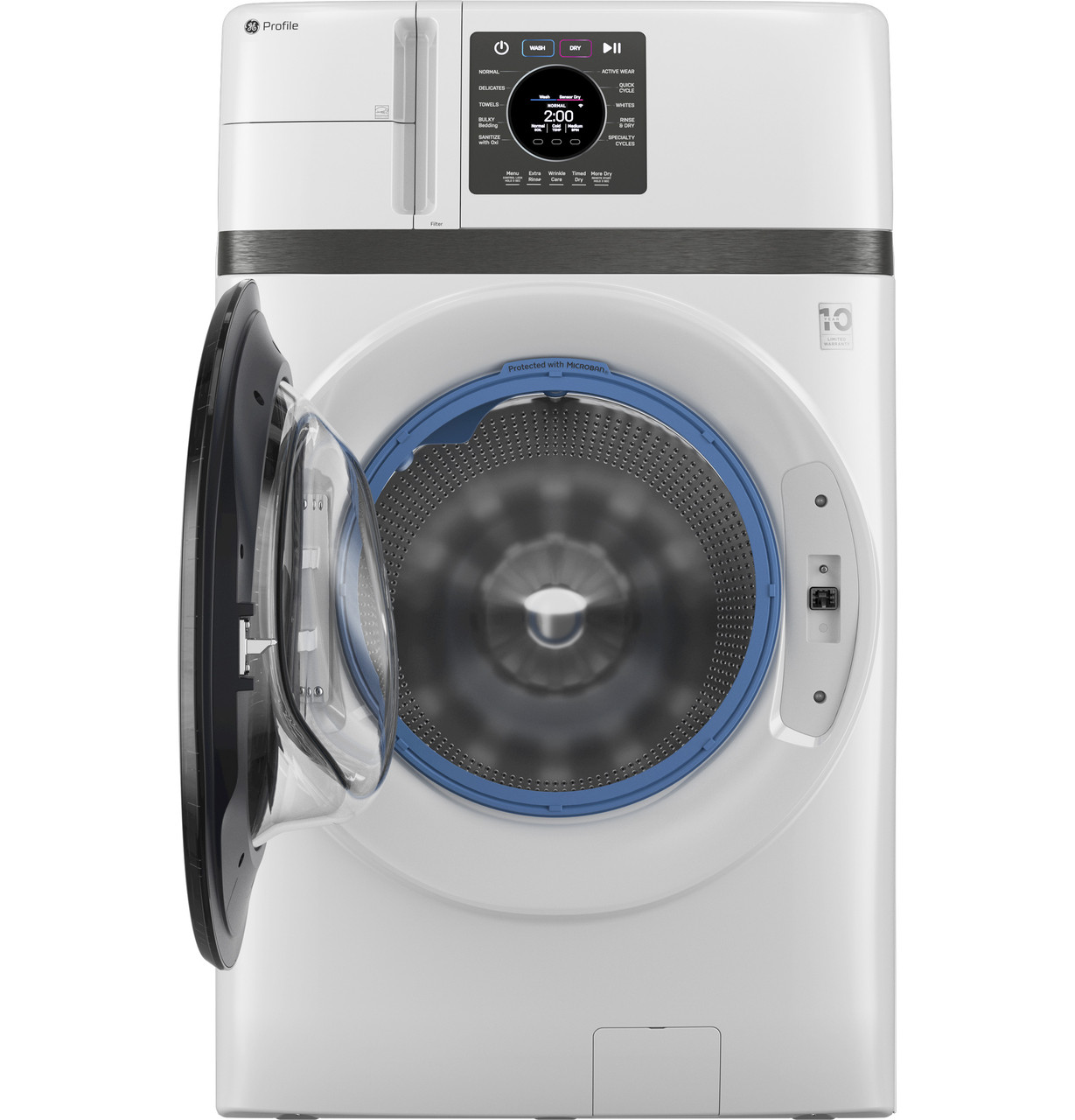 ge profile™ energy star® 4.6 cu. ft. capacity ultrafast combo with ventless inverter heat pump technology washerdryer ge profile™ energy star® 4.6 cu. ft. capacity ultrafast combo with ventless inverter heat pump technology washerdryer