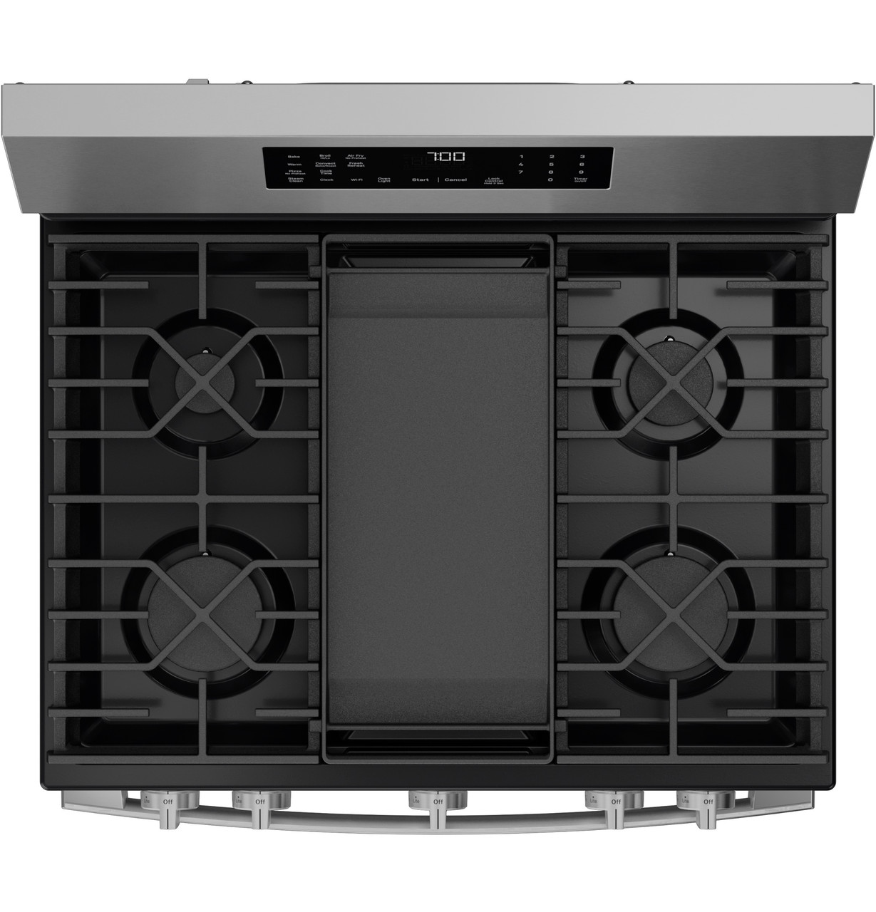 ge profile™ 30” smart free standing gas convection range with no preheat air fry and easywash™ oven tray ge profile™ 30” smart free standing gas convection range with no preheat air fry and easywash™ oven tray